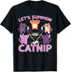 Pastel Goth Kawaii Occult Cats Summon Catnip Nu Goth Cat Men Women T-Shirt - T-Shirt | Black