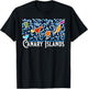 Islas Canarias Artistic Mosaic Canary Islands Retro Graphic T-Shirt - T-Shirt | Black
