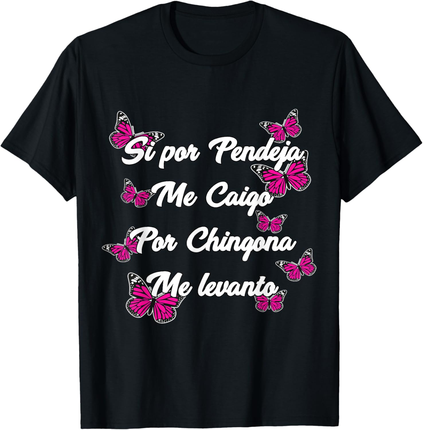 Latina Sayings Badass Mexicans Chingona Cabrona Hispanic T-Shirt - T-Shirt | Black
