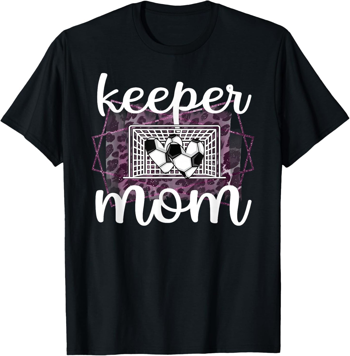 Proud Soccer Goalkeeper Mom Of A Soccer Goalie Mother T-Shirt - T-Shirt | Black