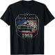 Ford Mustang 1969 Flag T-Shirt - T-Shirt | Black