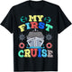 My First Cruise , Women, Girls and Boys Travelers T-Shirt - T-Shirt | Black