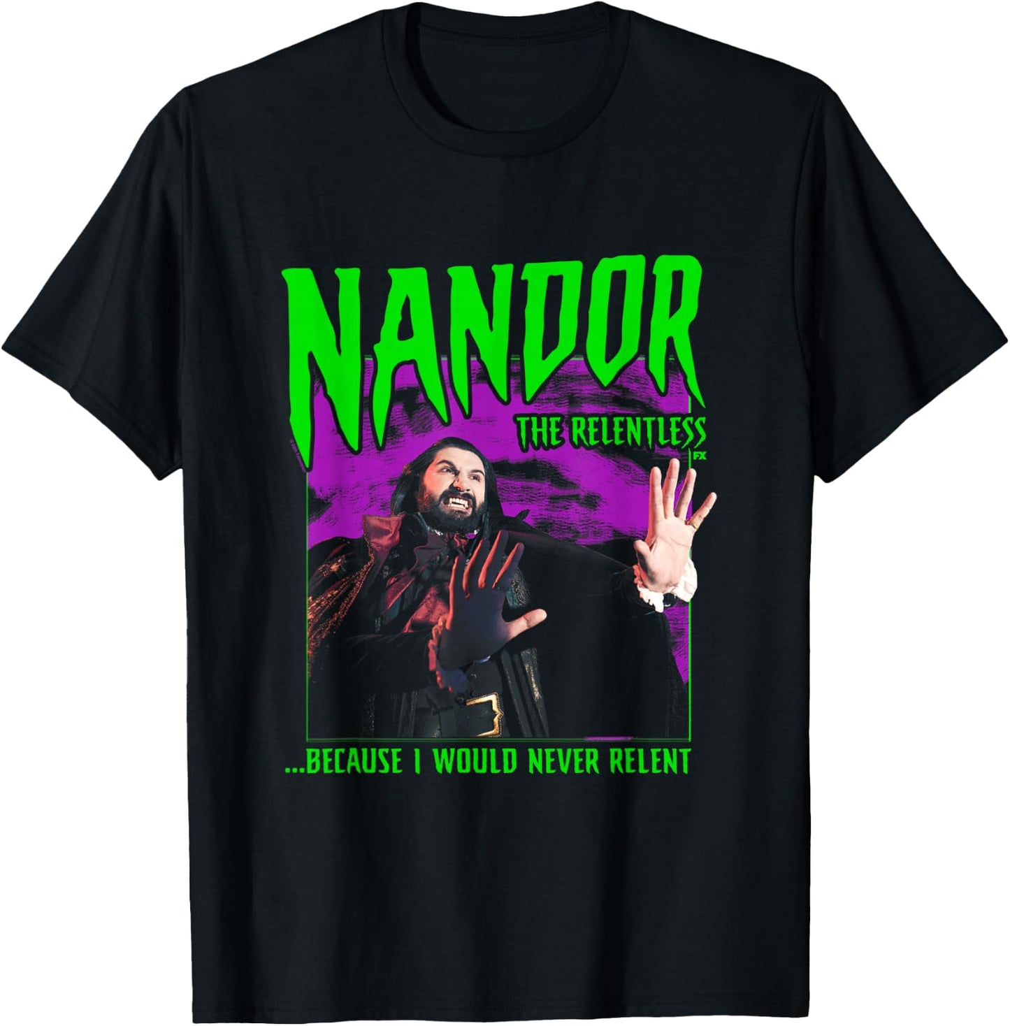 What We Do in The Shadows Nandor The Relentless T-Shirt - T-Shirt | Black