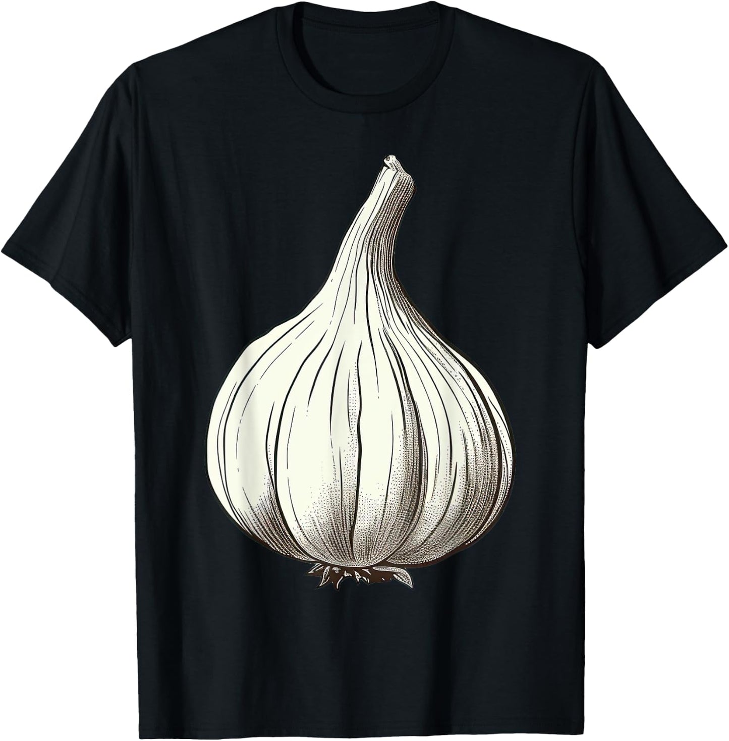 Garlic Lazy Easy Funny Matching Halloween Costume T-Shirt - T-Shirt | Black