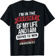 Fight to Win- Throat Cancer Awareness Supporter Ribbon T-Shirt - T-Shirt | Black