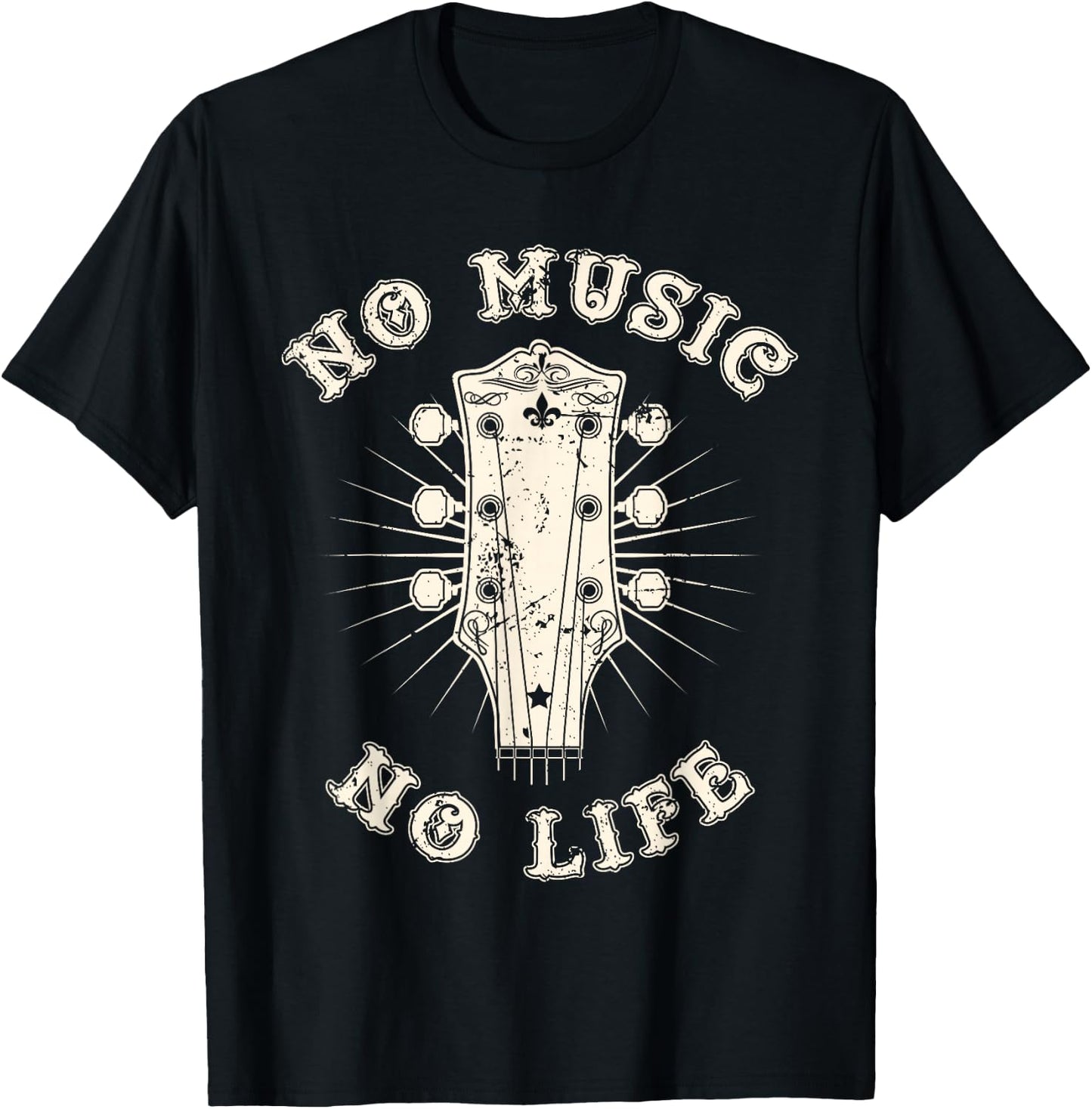 No Music No Life Rhythm Creative Passion T-Shirt - T-Shirt | Black