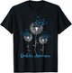 Faith Hope Love Dandelion Flower Diabetes Awareness Month T-Shirt - T-Shirt | Black