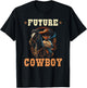 Future Cowboy Toddler African American Rodeo Cowboy Boy Kids T-Shirt - T-Shirt | Black