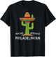 Native Philadelphian Meme | Funny Philadelphia PA Roots Home T-Shirt - T-Shirt | Black