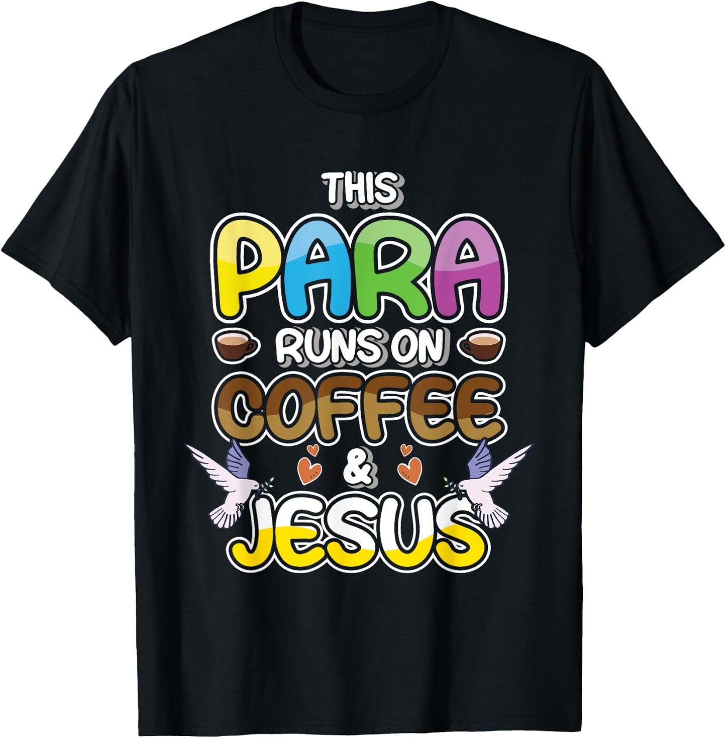 Paraprofessional Educator - Teachers Assistant Paraeducator T-Shirt - T-Shirt | Black
