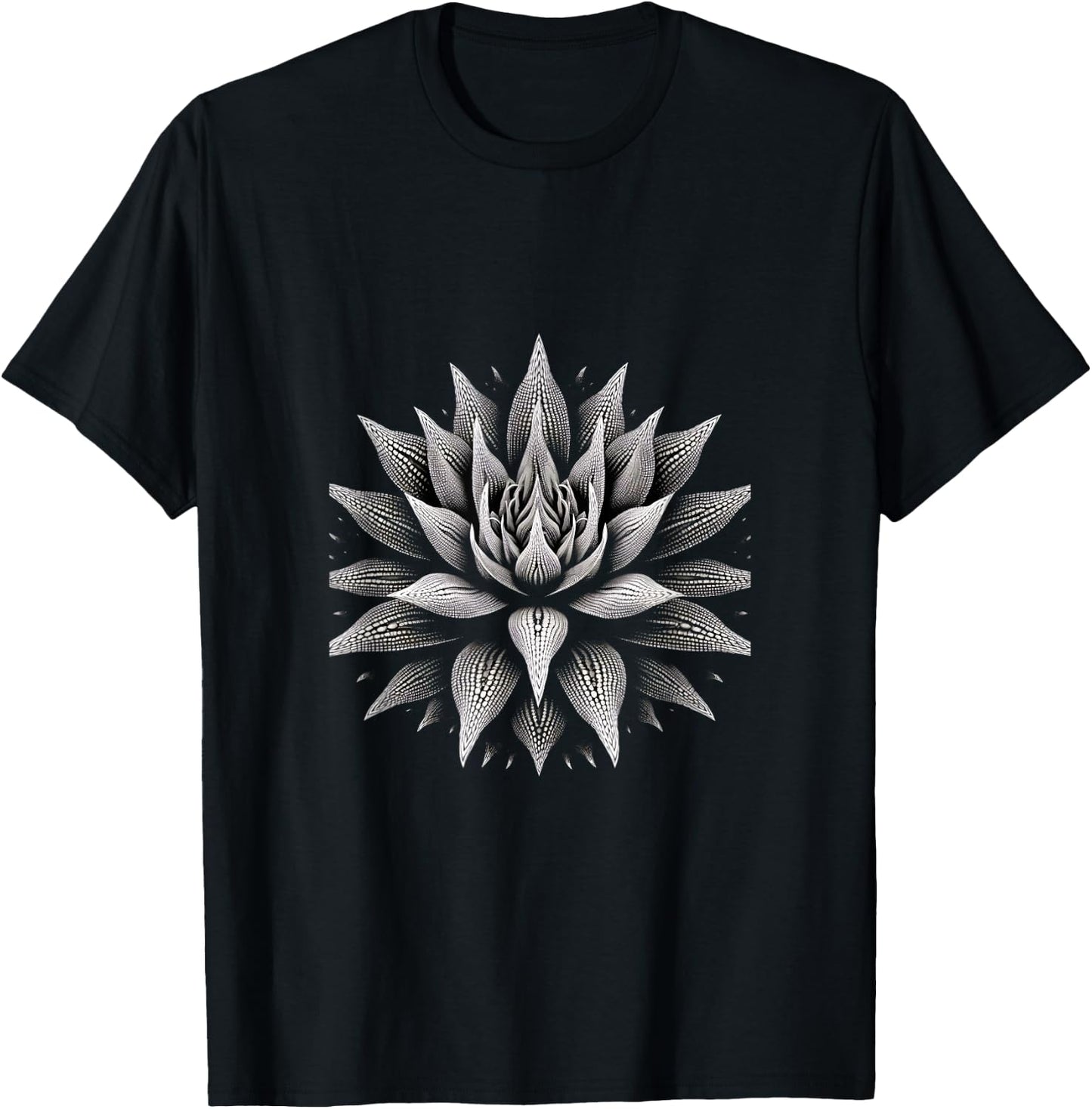 Agave Attenuata Foxtail Agave Lion's Tail Succulent Plants T-Shirt - T-Shirt | Black