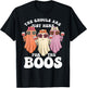 Ghouls Just Here for the Boos Halloween Ghosts Women T-Shirt - T-Shirt | Black