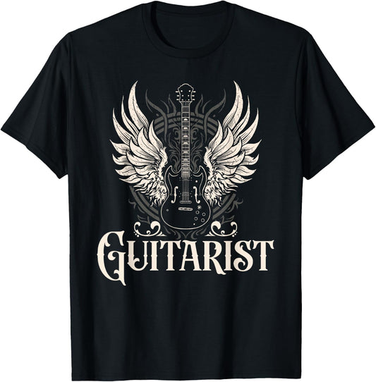 Guitarist, musician, guitar, guitar player T-Shirt - T-Shirt | Black