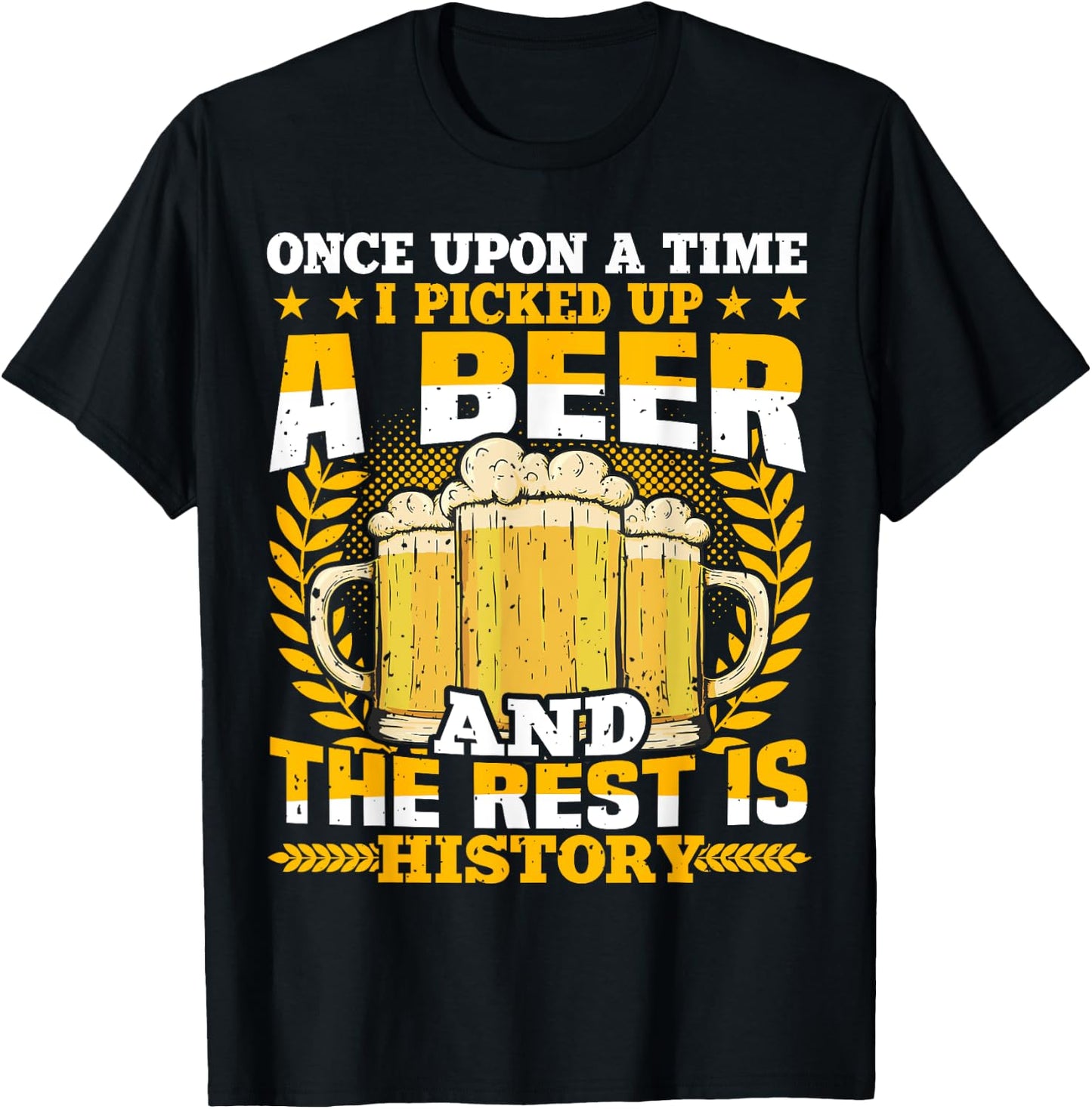 Beer Drinking, Funny Beer Saying For A Beer Lover T-Shirt - T-Shirt | Black