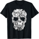 Funny Cat Skull Skeleton Halloween Costume Men Women Kids T-Shirt - T-Shirt | Black
