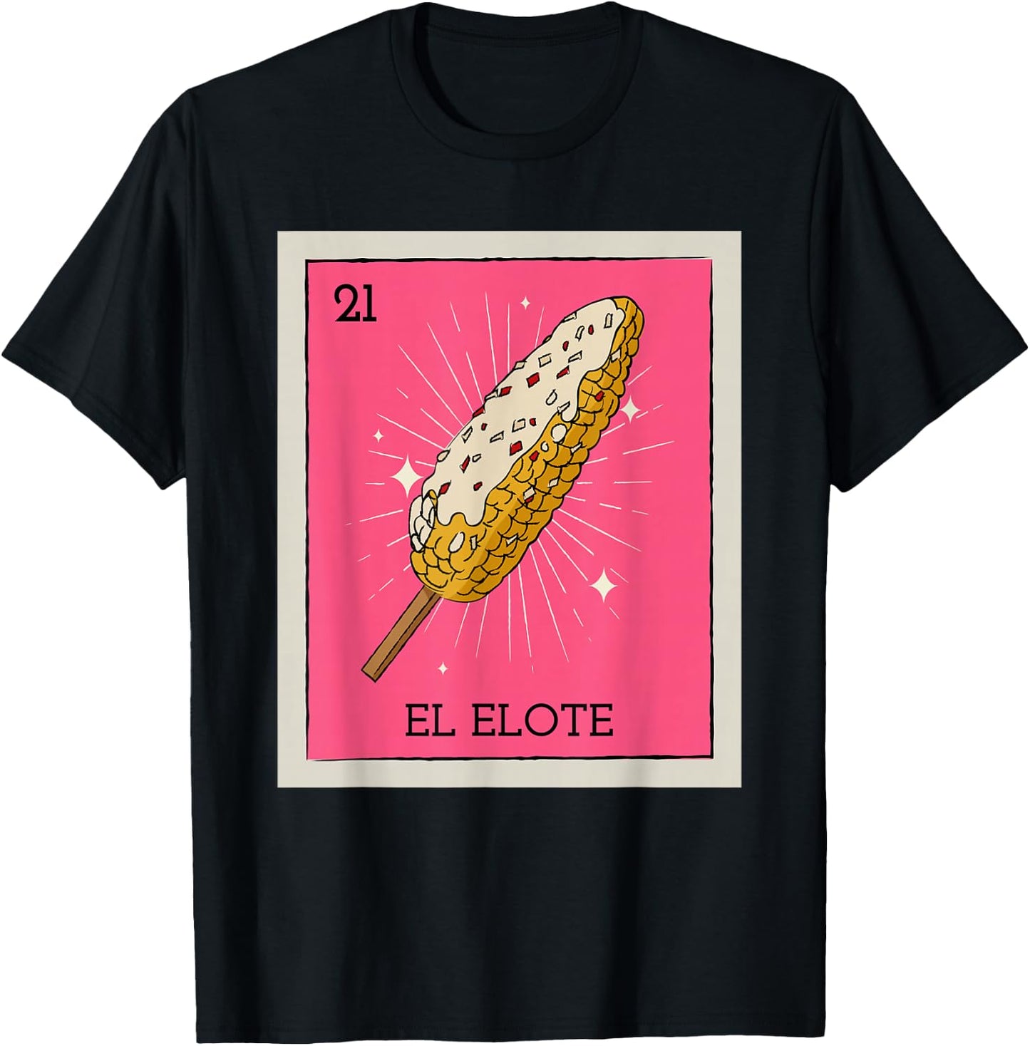 Funny Game Funny El Elote Elote Man Lowrider Cholo Chola T-Shirt - T-Shirt | Black