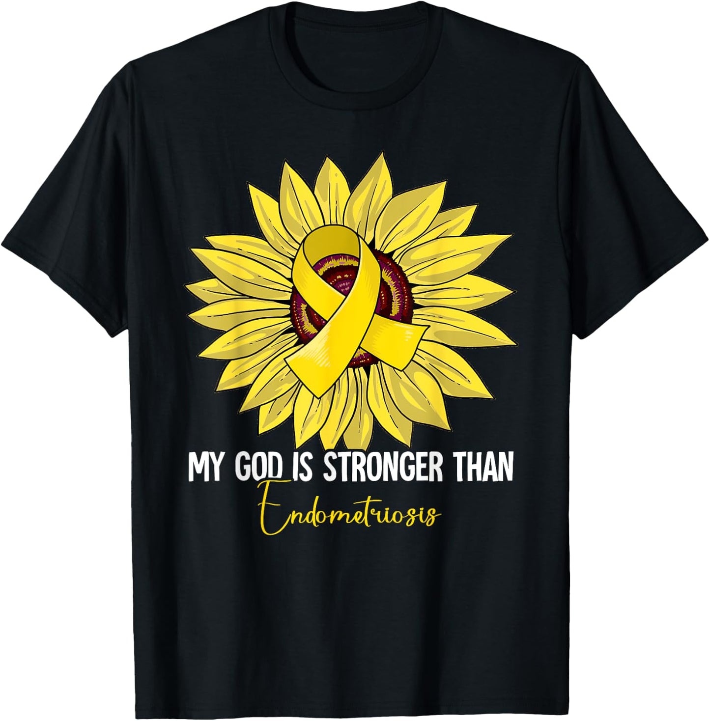 Endometriosis Awareness Gifts Endometriosis Awareness - Black, -Adults, Short Sleeve, Small T-Shirt - T-Shirt | Black