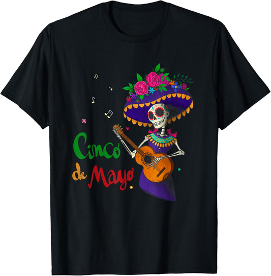 Cinco De Mayo Mexican Lets Fiesta 5 De Mayo Women Men T-Shirt - T-Shirt | Black