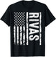 Rivas Last Name Funny Surname Team Rivas Family Reunion T-Shirt - T-Shirt | Black