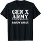 Gen X - Gen Xer - Generation X - Throw Hands - Funny Gen X T-Shirt - T-Shirt | Black