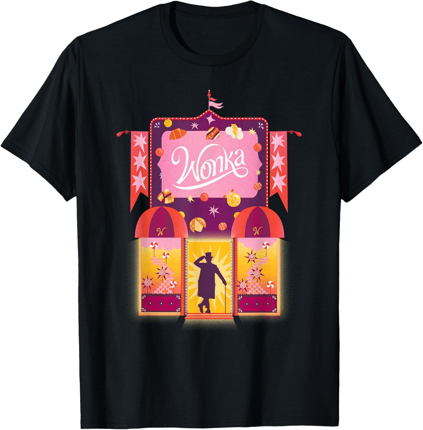 Wonka Shop T-Shirt - T-Shirt | Black