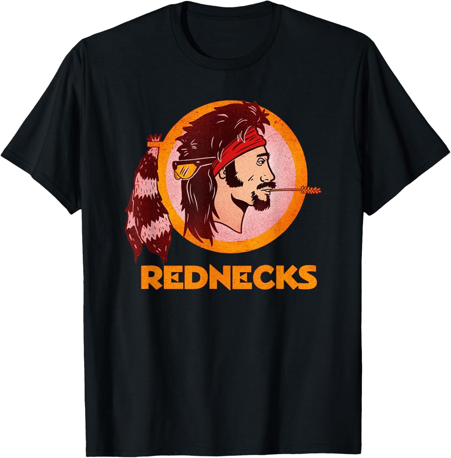 Washington Rednecks Football Caucasians Vintage T-Shirt - T-Shirt | Black