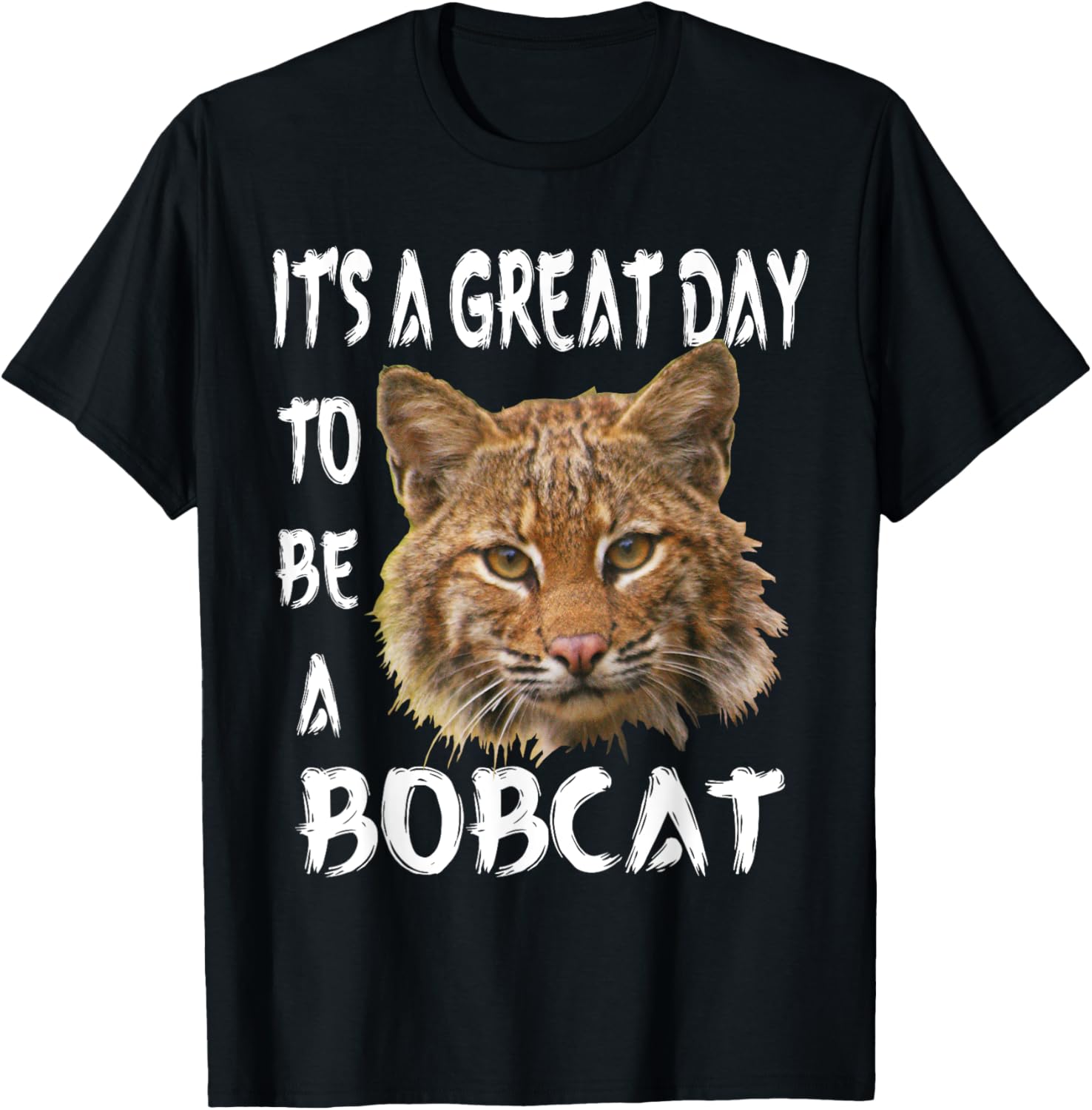 Bobcats School Sports Fan Team Spirit Great Day T-Shirt - T-Shirt | Black