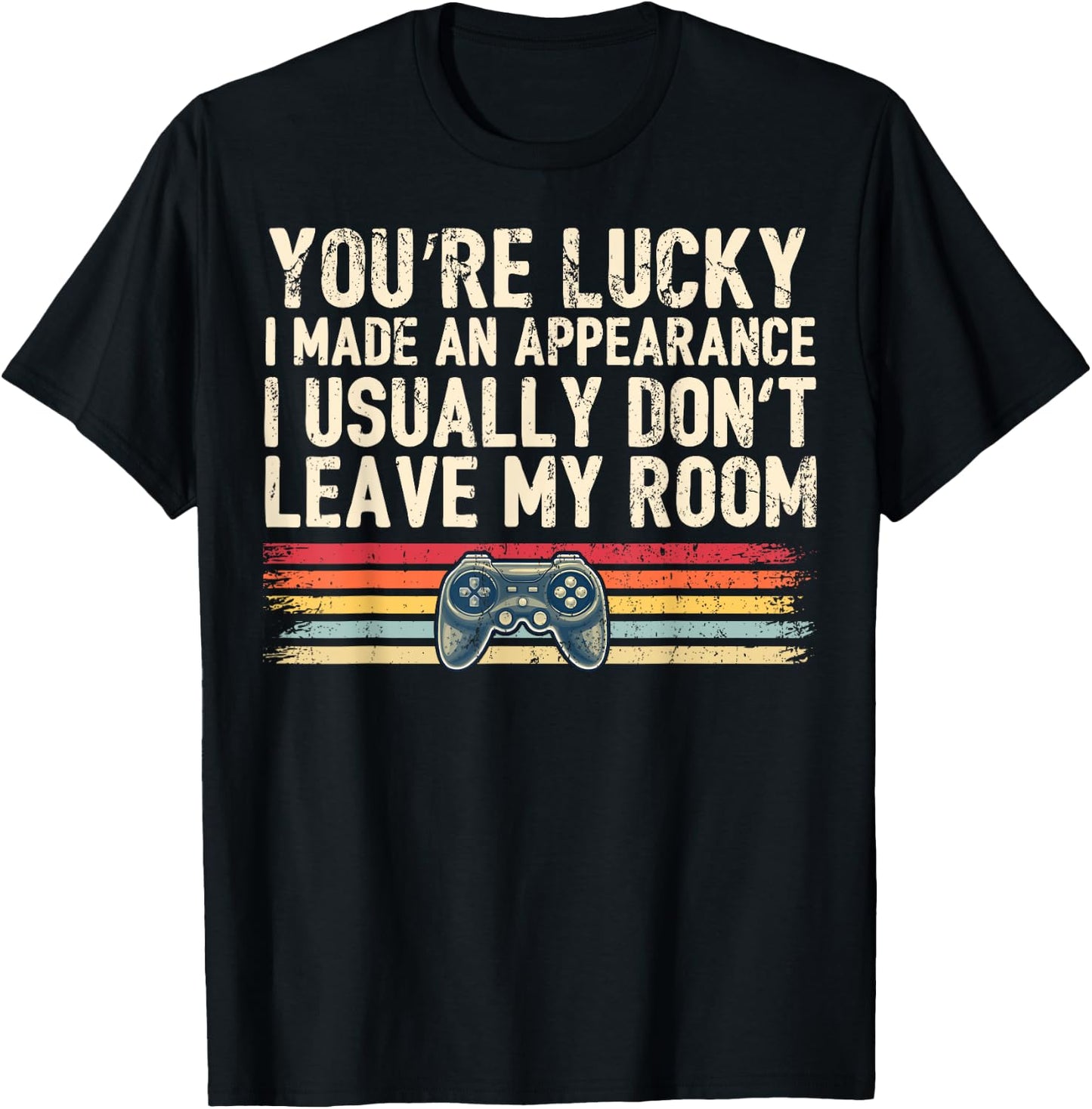 You're Lucky I Made an Appearance Video Game Controller Boys T-Shirt - T-Shirt | Black