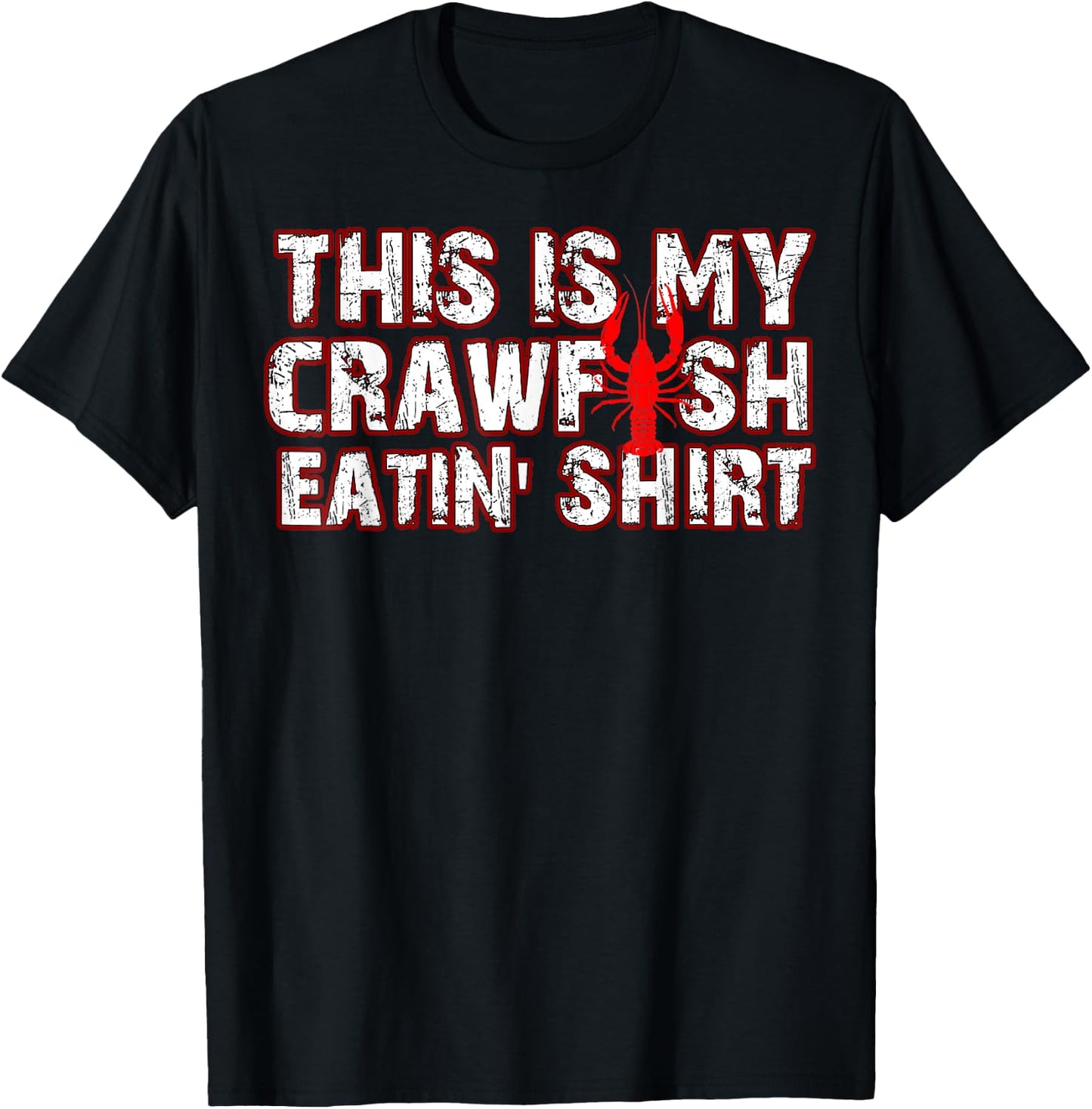 New Orleans Mardi Gras This Is My Crawfish Eating T-Shirt - T-Shirt | Black