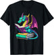 Dragon Reading Book T-Shirt - T-Shirt | Black