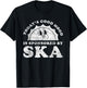 Funny Cute Retro Vintage Ska Music T-Shirt - T-Shirt | Black