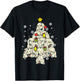 Poodle Christmas Tree Cute Xmas Dog Lover Men Women Kids T-Shirt - T-Shirt | Black