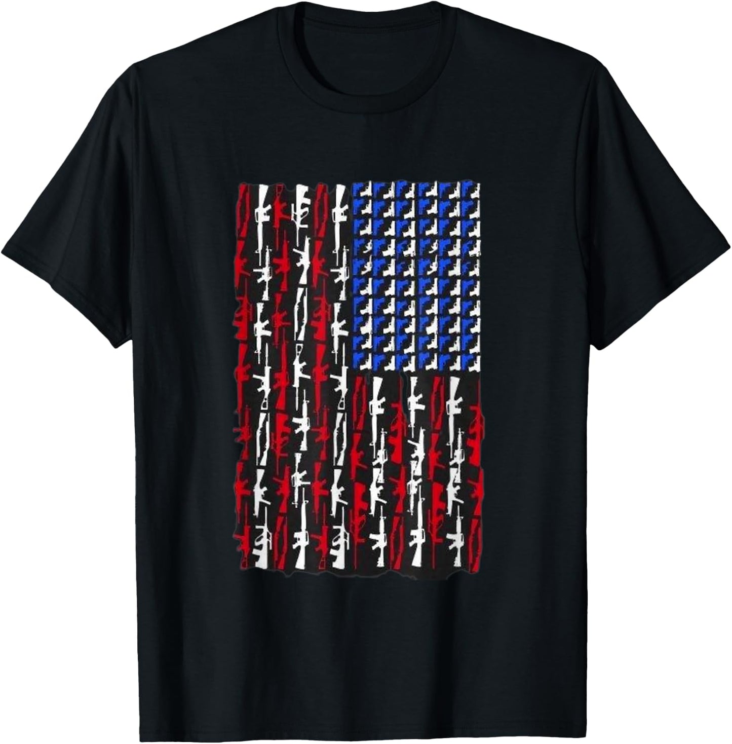 American Flag 2nd Amendment Freedom Flag T-Shirt - T-Shirt | Black