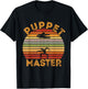 Puppet Master Retro Ventriloquist Ventriloquism Puppeteer T-Shirt - T-Shirt | Black