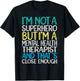 Superhero & Mental Health Therapist T-Shirt - T-Shirt | Black