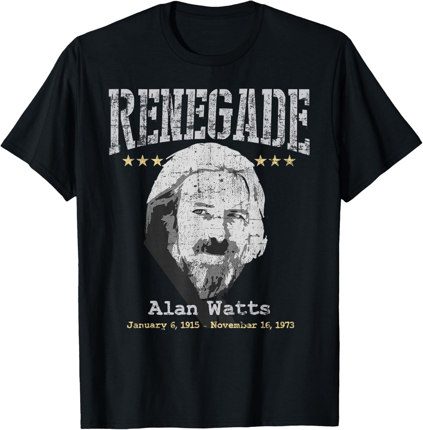 Alan Watts Renegade T-Shirt - T-Shirt | Black