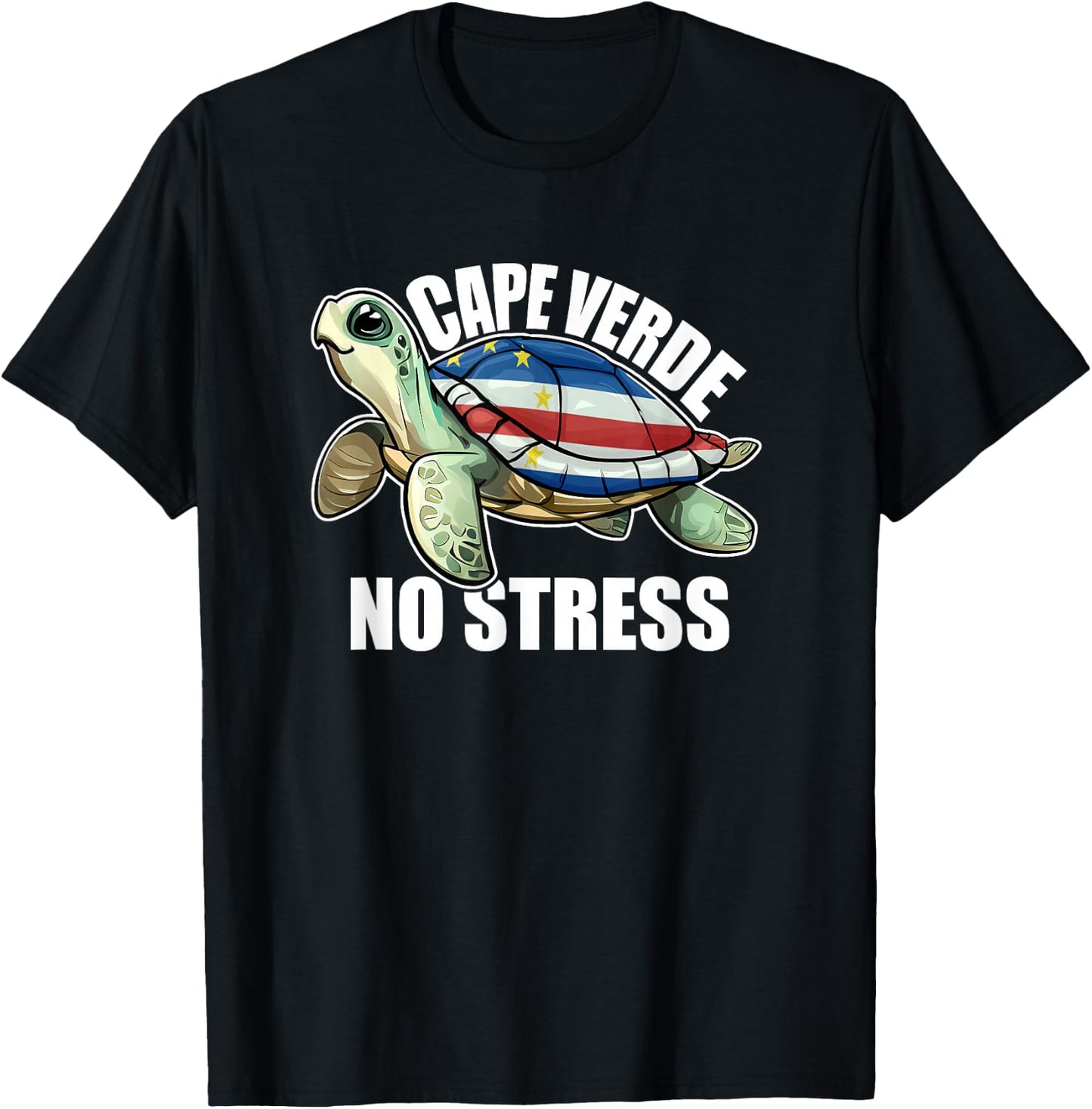 Holidays in Cape Verde Discover Serenity and No Stress T-Shirt - T-Shirt | Black