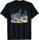 Cool Saguaro National Park Hiking Watercolor Graphic T-Shirt - T-Shirt | Black