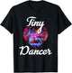 Tiny Dancer Ballerina Heart Colorful Dancing Couple T-Shirt - T-Shirt | Black
