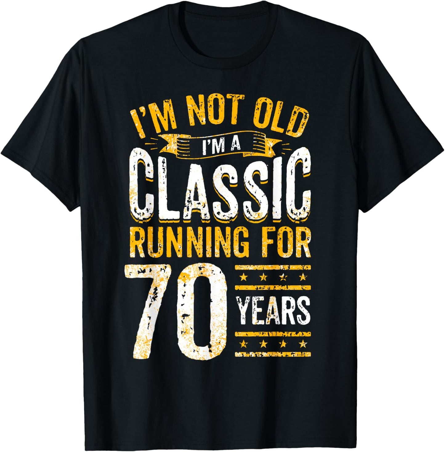 70th Birthday I 70 Year Old Classic T-Shirt - T-Shirt | Black