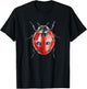 cute ladybug Hand drew for lovers of insects Bug T-Shirt - T-Shirt | Black