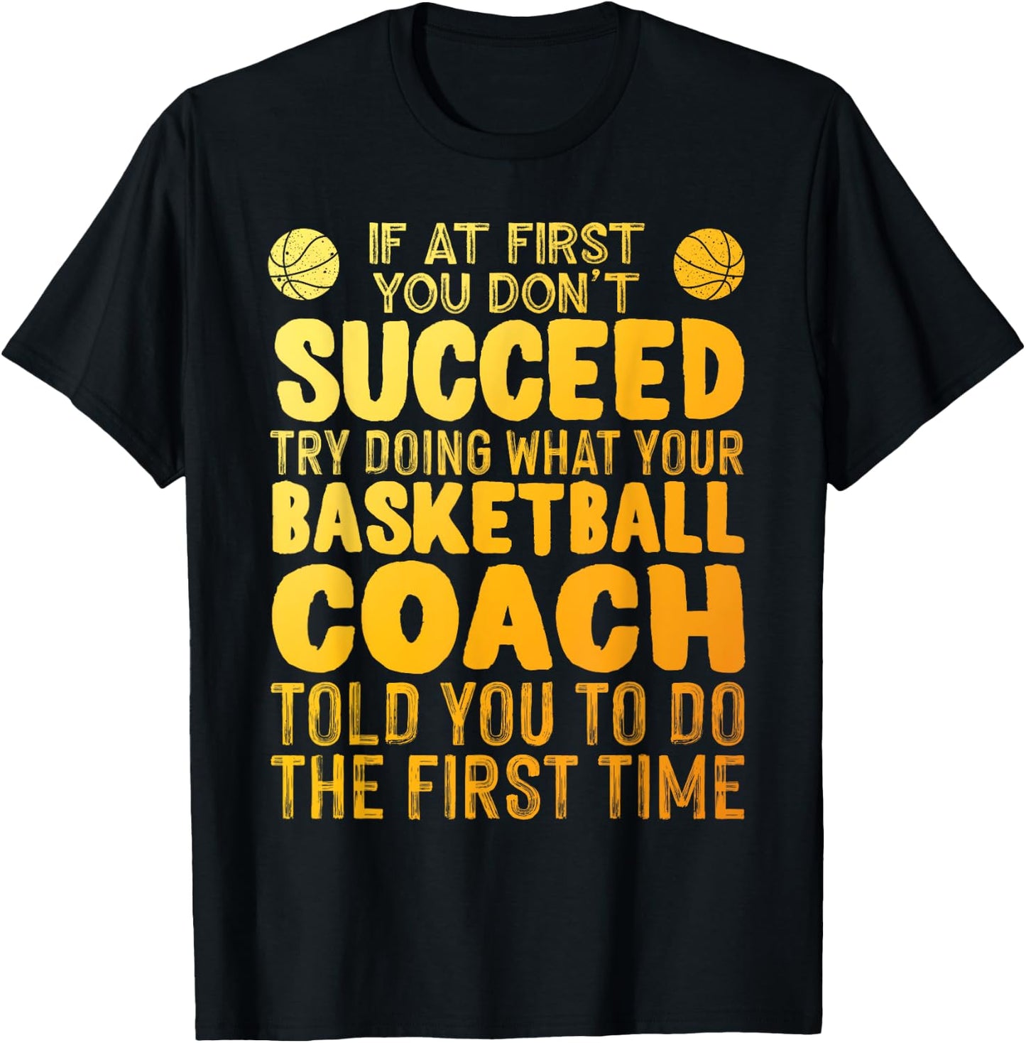 Funny Basketball Coach Art Women Team Player Sports T-Shirt - T-Shirt | Black