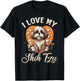 Shih Tzu Hsi Shih dog Pet Dog Breed I Love my Shih Tzu Men Women Kids T-Shirt - T-Shirt | Black