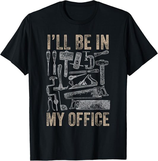 Funny Woodworking Carpenter Carpentry Woodworker T-Shirt - T-Shirt | Black