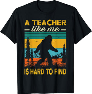 Teacher Funny Teaching Bigfoot Sasquatch Men T-Shirt - T-Shirt | Black