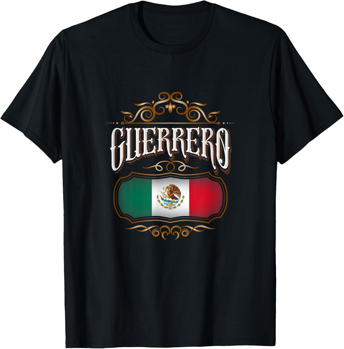 Guerrero México versión Vintage T-Shirt - T-Shirt | Black