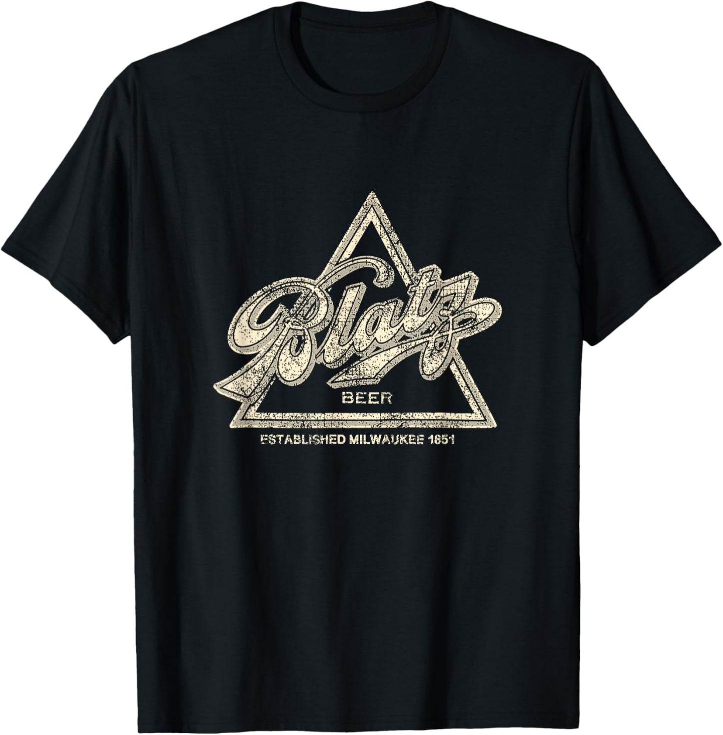 Blatz Beer Vintage Style - Pale Logo T-Shirt - T-Shirt | Black