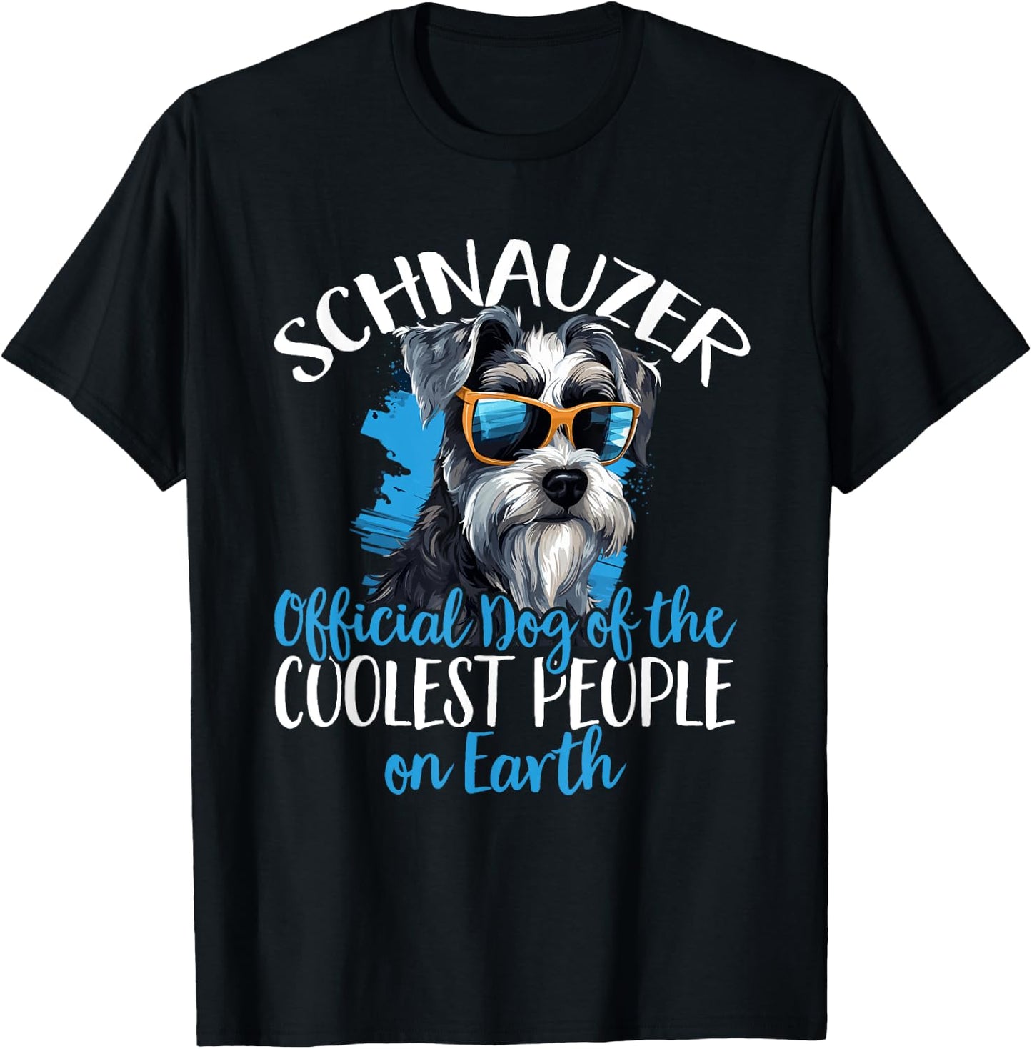 Schnauzer Dog Breed Pet Schnauzer Official Dog T-Shirt - T-Shirt | Black