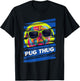 Pug Thug Dutch Bulldog Animal Pun Pug Owner Animal Meme Women T-Shirt - T-Shirt | Black
