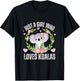 Just A Girl Who Loves koalas Funny Cute koala Lover Girls T-Shirt - T-Shirt | Black